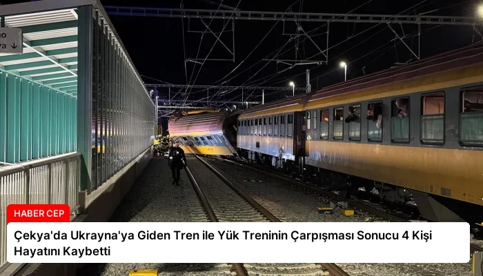 Çekya’da Ukrayna’ya Giden Tren ile Yük Treninin Çarpışması Sonucu 4 Kişi Hayatını Kaybetti