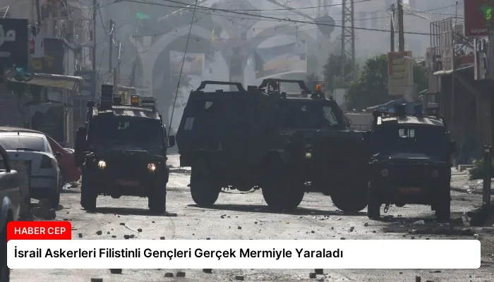 İsrail Askerleri Filistinli Gençleri Gerçek Mermiyle Yaraladı