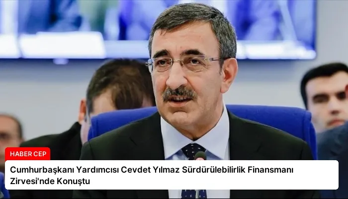 Cumhurbaşkanı Yardımcısı Cevdet Yılmaz Sürdürülebilirlik Finansmanı Zirvesi’nde Konuştu