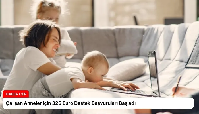 Çalışan Anneler için 325 Euro Destek Başvuruları Başladı