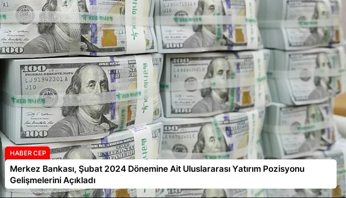 Merkez Bankası, Şubat 2024 Dönemine Ait Uluslararası Yatırım Pozisyonu Gelişmelerini Açıkladı