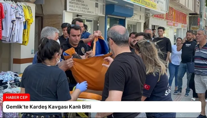 Gemlik’te Kardeş Kavgası Kanlı Bitti