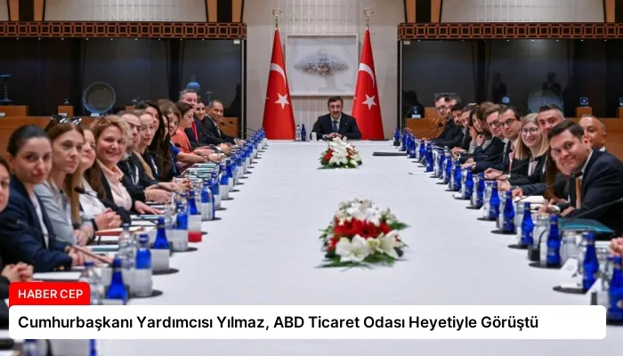 Cumhurbaşkanı Yardımcısı Yılmaz, ABD Ticaret Odası Heyetiyle Görüştü