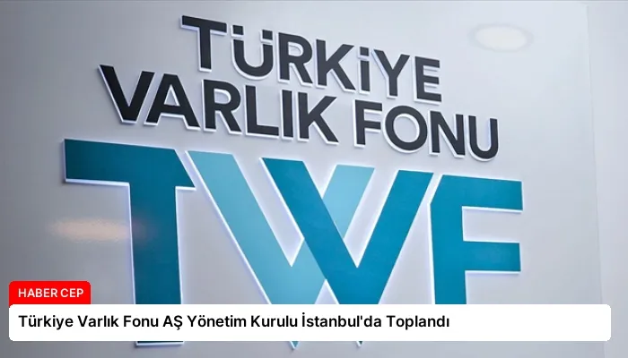 Türkiye Varlık Fonu AŞ Yönetim Kurulu İstanbul’da Toplandı