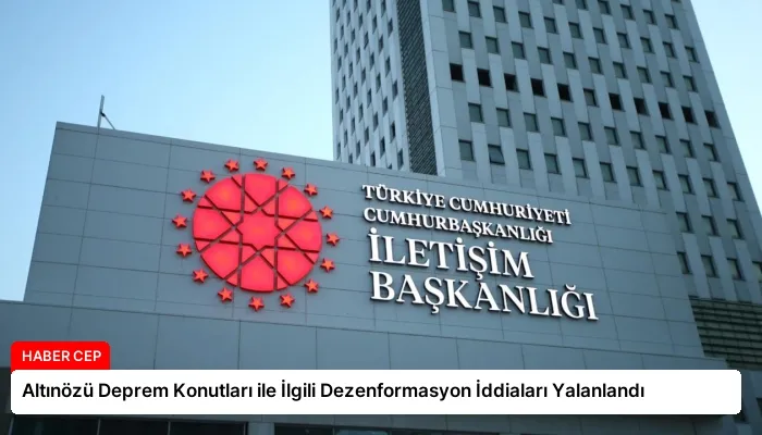 Altınözü Deprem Konutları ile İlgili Dezenformasyon İddiaları Yalanlandı