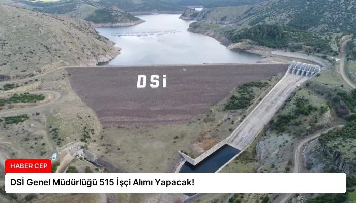 DSİ Genel Müdürlüğü 515 İşçi Alımı Yapacak!