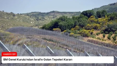 BM Genel Kurulu’ndan İsrail’e Golan Tepeleri Kararı