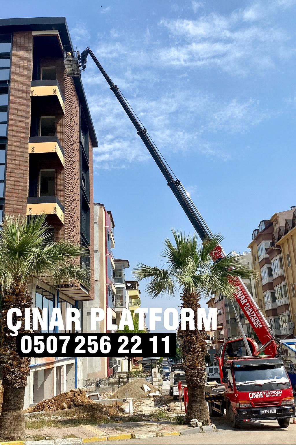 Denizli Sepetli Vinç Kiralama – Çınar Platform