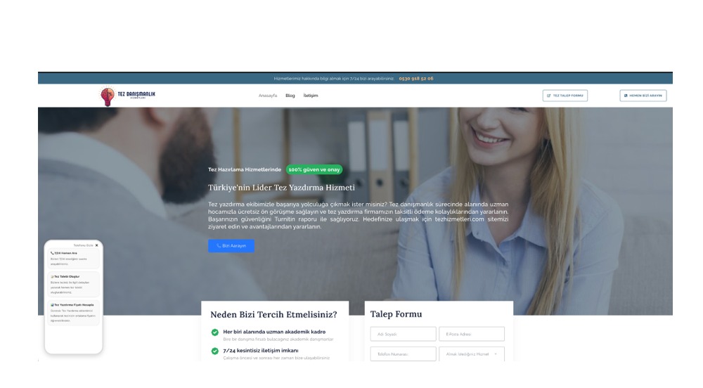 Tezdanismanlikhizmetleri.com Türkiye’nin En İyi İntihal Tespit Programı Sitesi Mi?