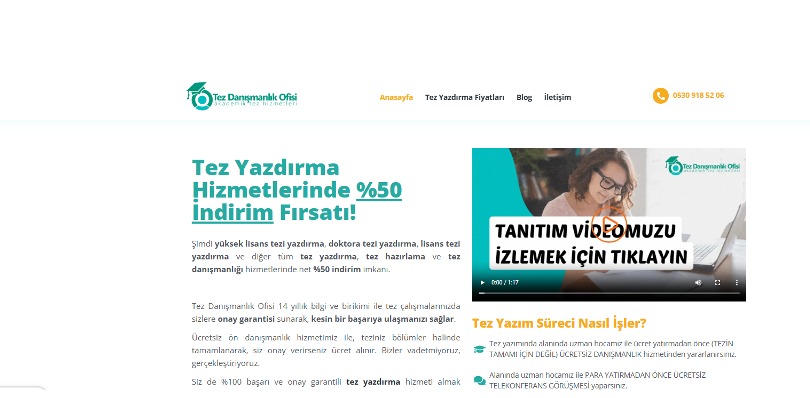 Tez Danışmanlık | Tezdanismanlikofisi.com En İyi Akademik Ofis