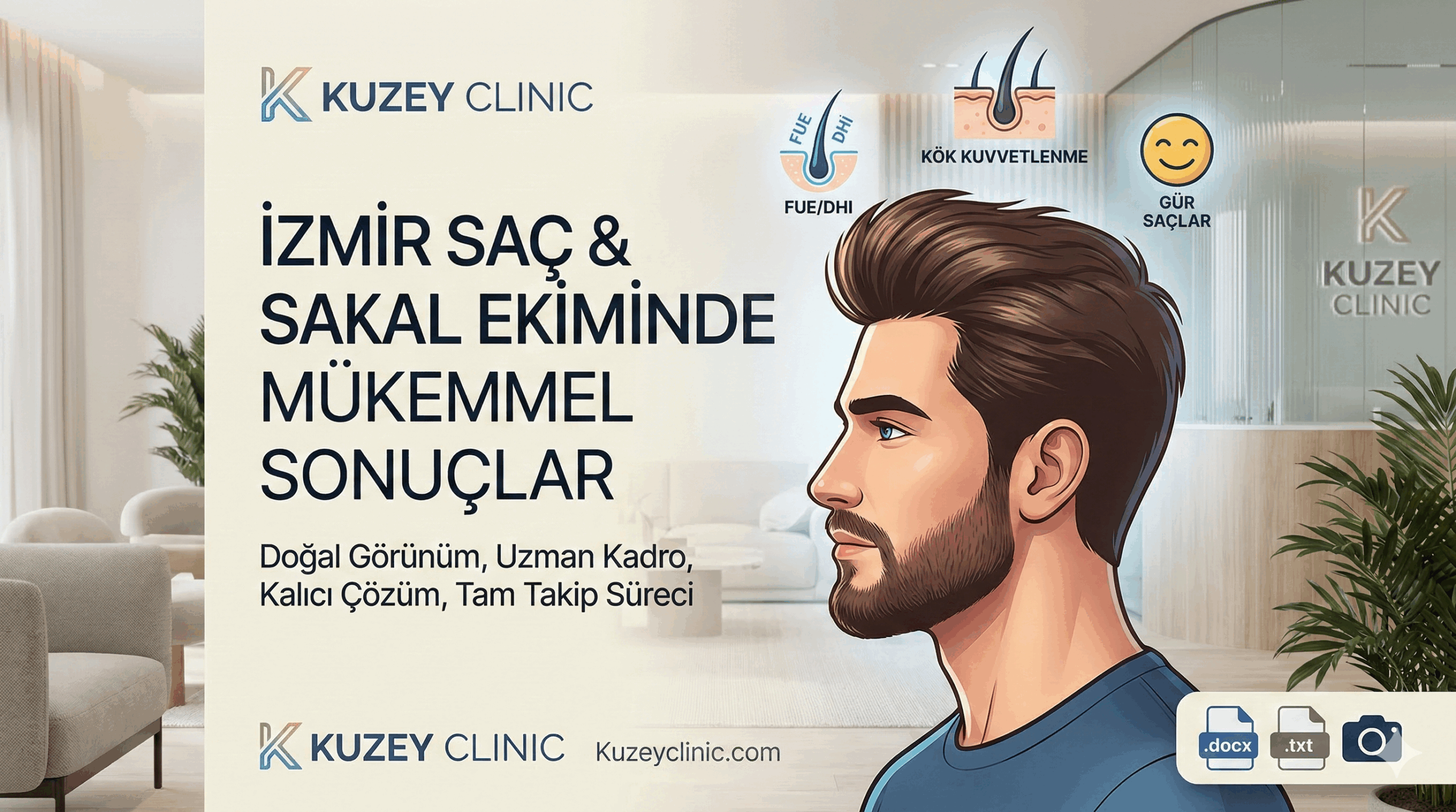 Kuzey Clinic: İzmir Sakal Ekimi İle Karizmatik Bir Görünüme Kavuşun