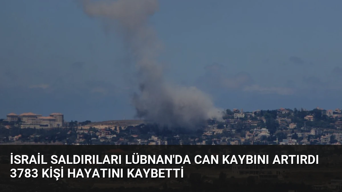 İsrail Saldırıları Lübnan’da Can Kaybını Artırdı 3783 Kişi Hayatını Kaybetti