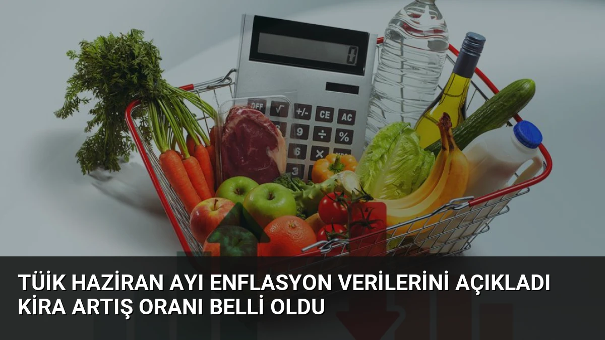TÜİK Haziran Ayı Enflasyon Verilerini Açıkladı Kira Artış Oranı Belli Oldu