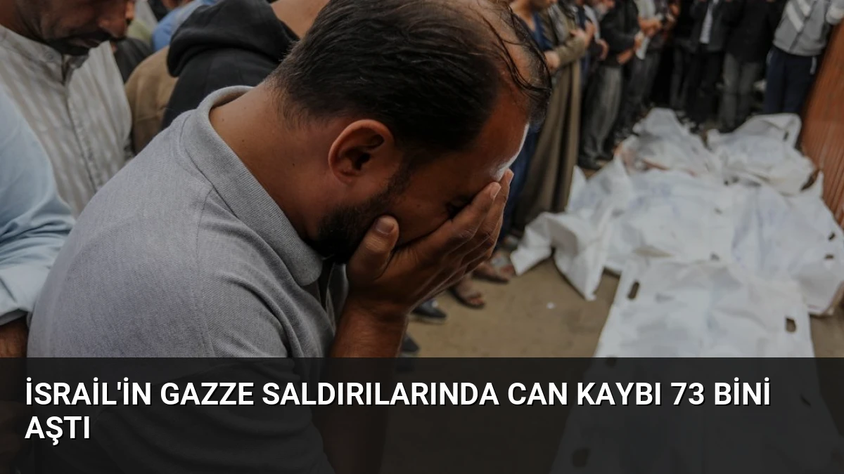 İsrail’in Gazze Saldırılarında Can Kaybı 73 Bini Aştı