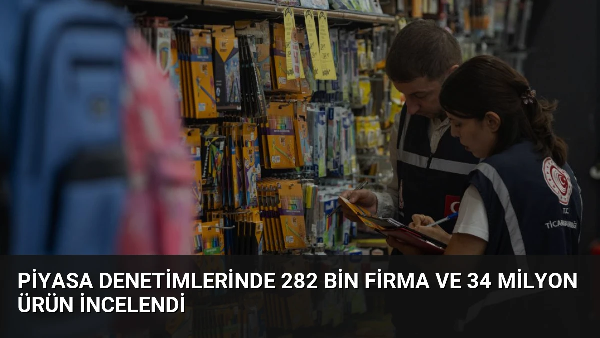 Piyasa Denetimlerinde 282 Bin Firma ve 34 Milyon Ürün İncelendi