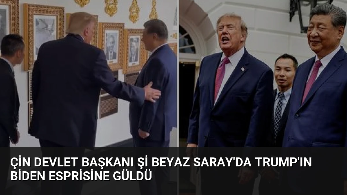 Çin Devlet Başkanı Şi Beyaz Saray’da Trump’ın Biden Esprisine Güldü