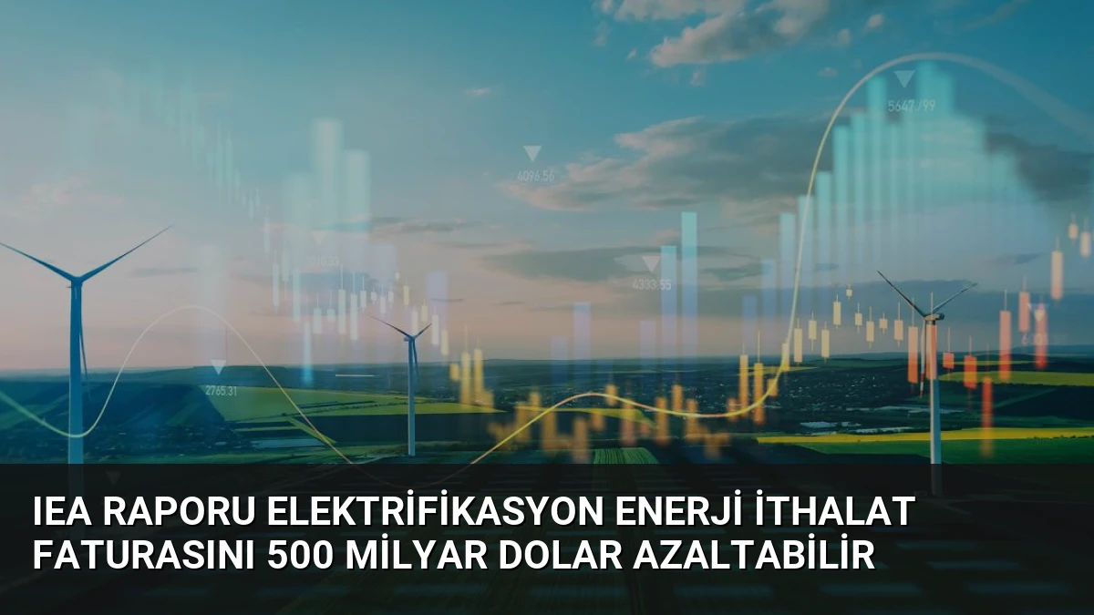 IEA Raporu Elektrifikasyon Enerji İthalat Faturasını 500 Milyar Dolar Azaltabilir