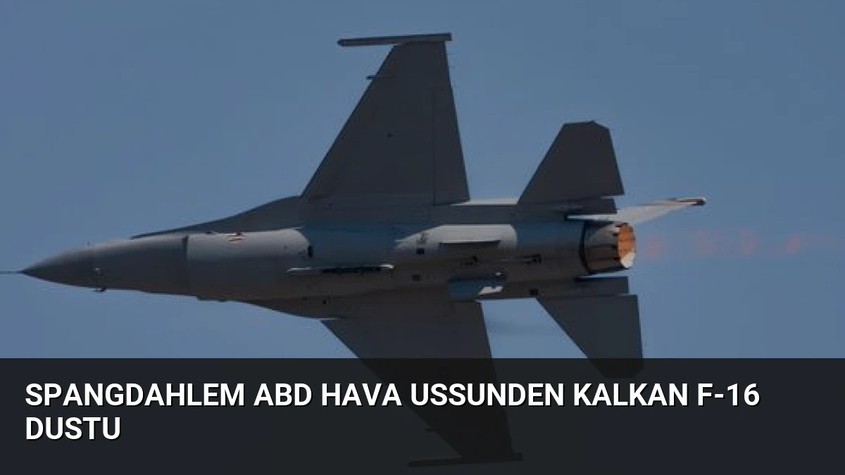 Spangdahlem ABD Hava Ussunden Kalkan F-16 Dustu