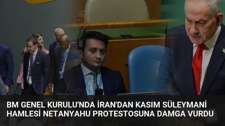 BM Genel Kurulu’nda İran’dan Kasım Süleymani Hamlesi Netanyahu Protestosuna Damga Vurdu