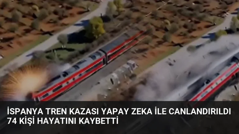 İspanya Tren Kazası Yapay Zeka ile Canlandırıldı 74 Kişi Hayatını Kaybetti