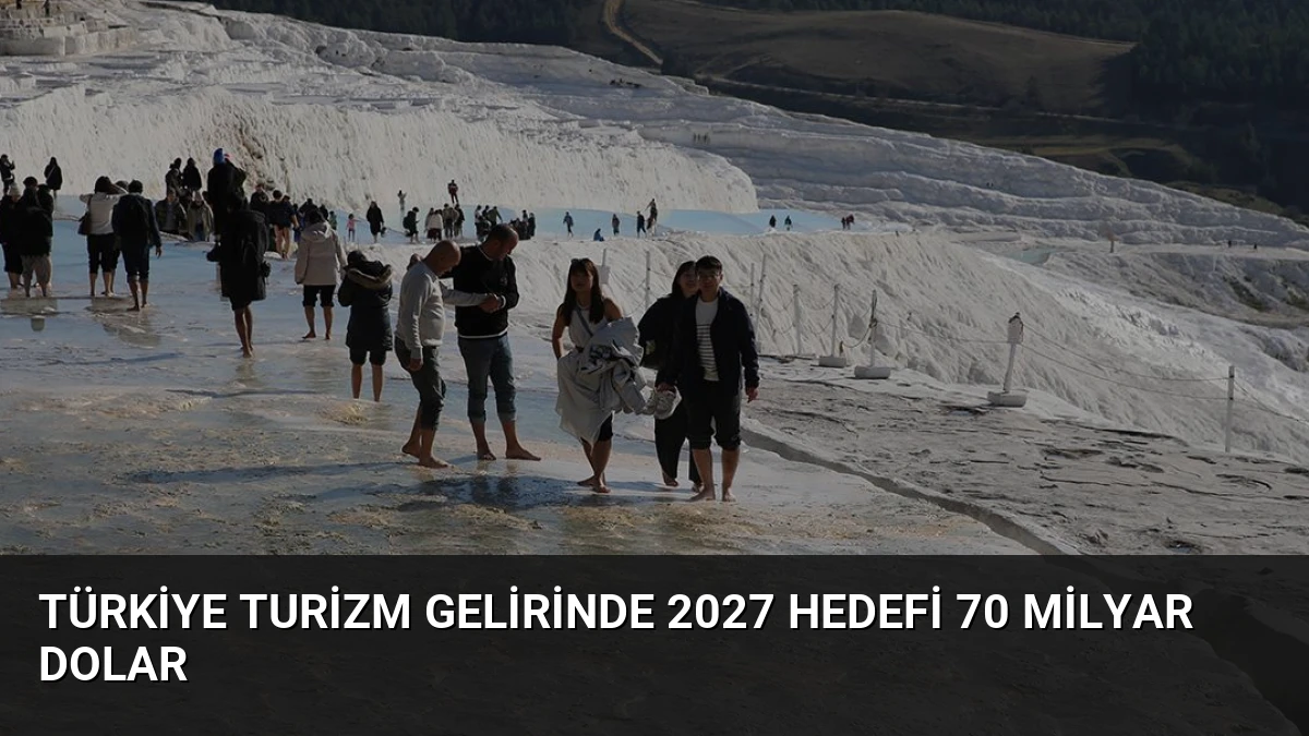 Türkiye Turizm Gelirinde 2027 Hedefi 70 Milyar Dolar